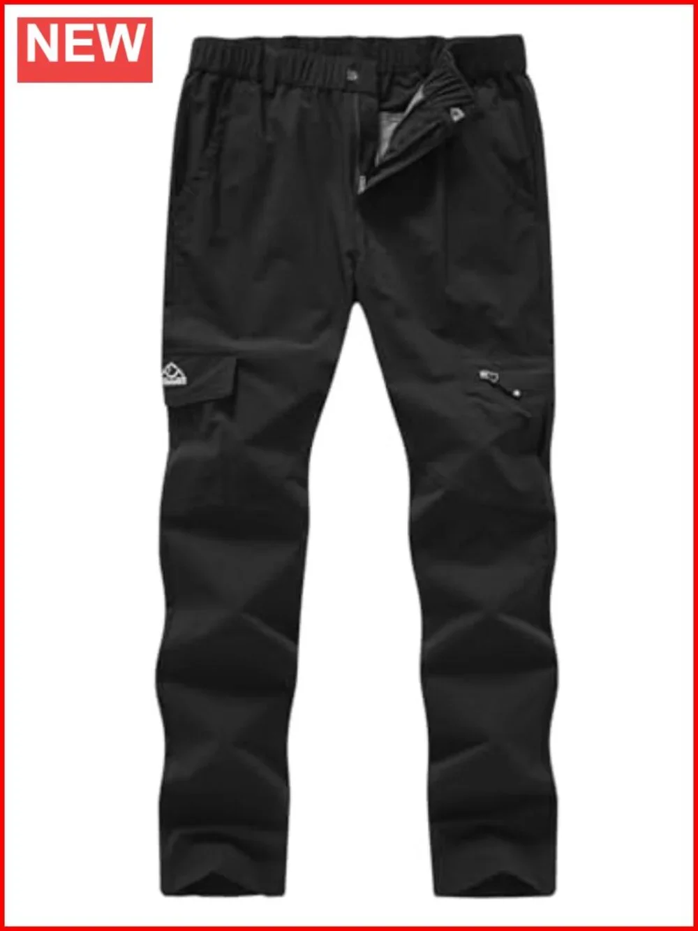 Lightweight Stretch Quick Dry UPF 50 Cargo Pants 6 Pockets Hiking